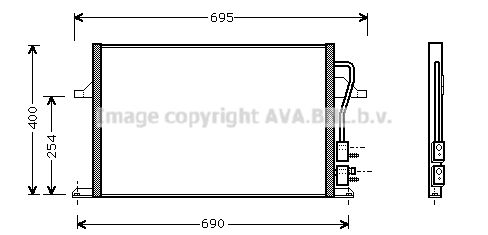 AVA QUALITY COOLING Lauhdutin, ilmastointilaite FDA5259